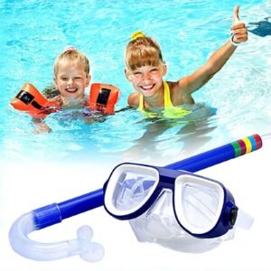 Diving Goggle Mask Breathing Tube Shockproof Anti-fog Swimming Glasses